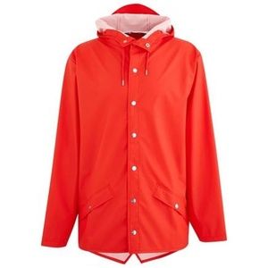 RAINS Waterproof Hooded Long Jacket